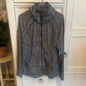 Women's Gray Zip Hoodie